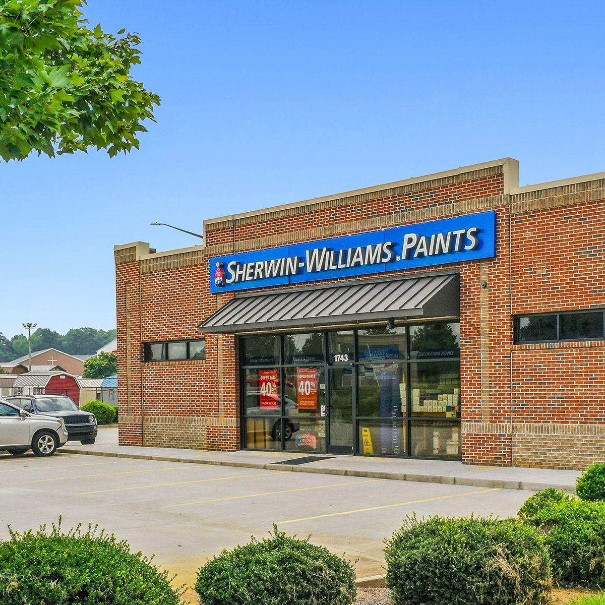 Sherwin-Williams with a recently extended 10-year corporate NN lease
